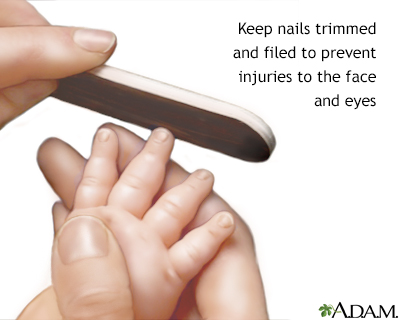 when to cut newborn nails